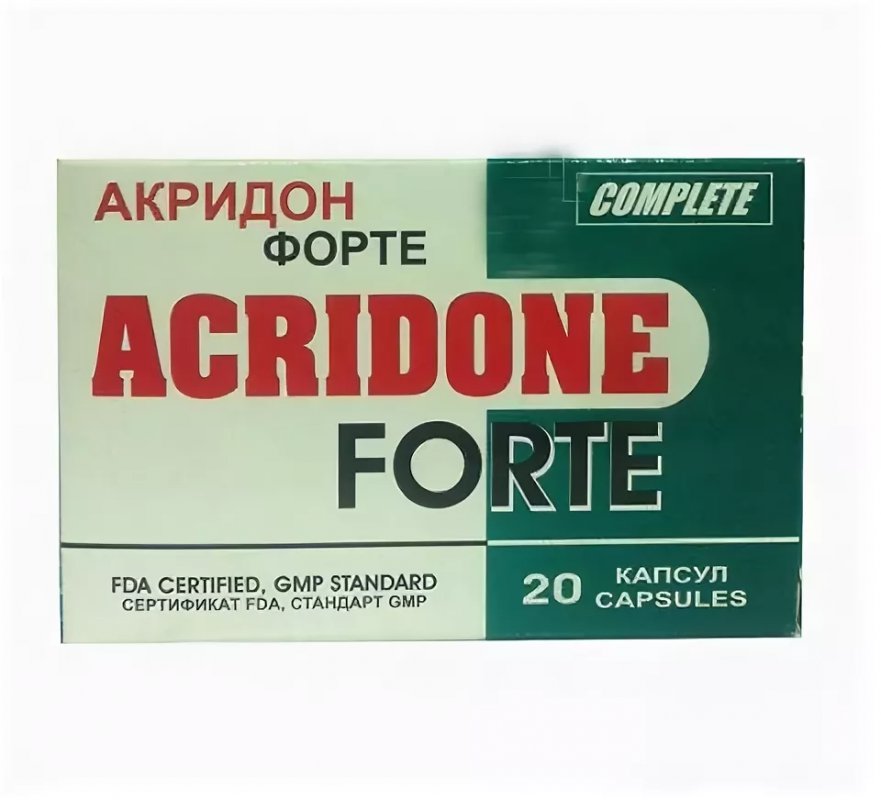 АКРИДОН ФОРТЕ 20 капс.