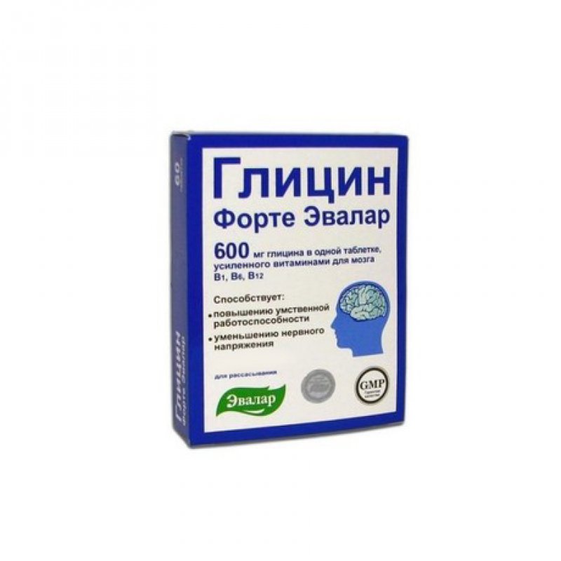 ГЛИЦИН ФОРТЕ 0,6мг 20 табл.